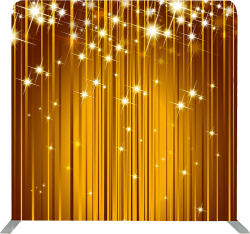 gold 360 video booth backdrop
