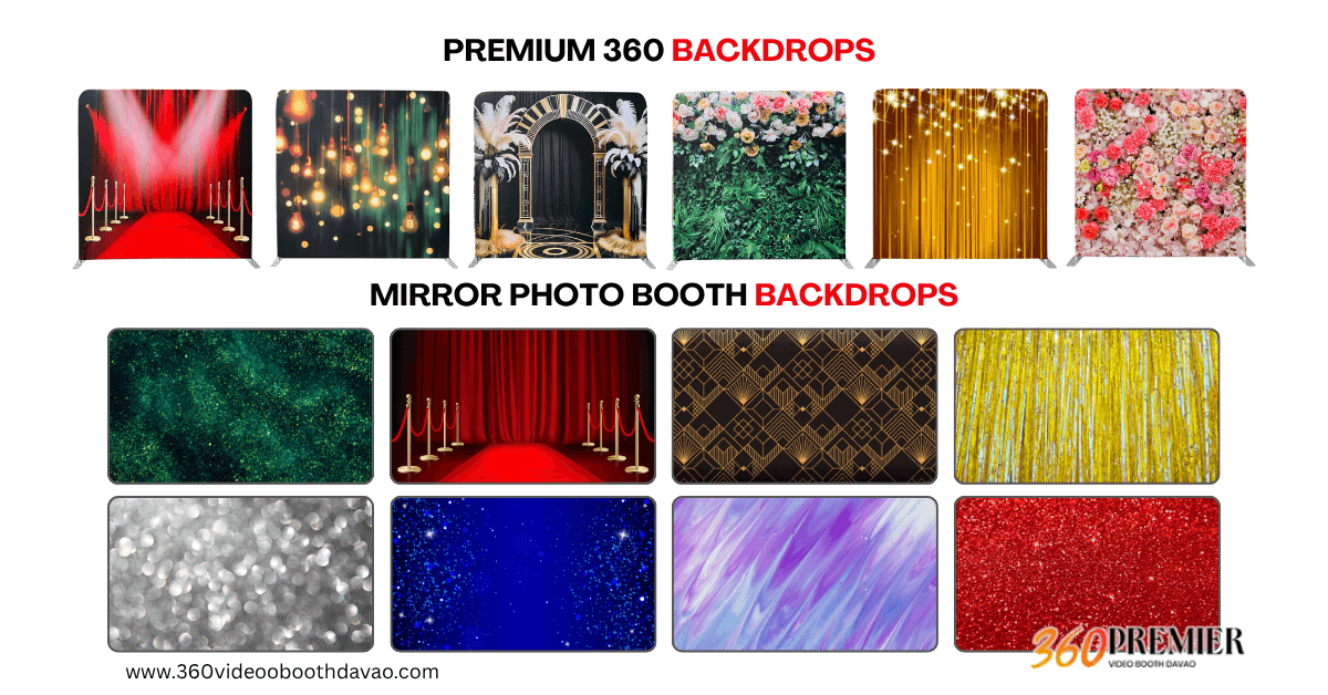 Backdrop Designs - Premier 360 Video Booth Davao